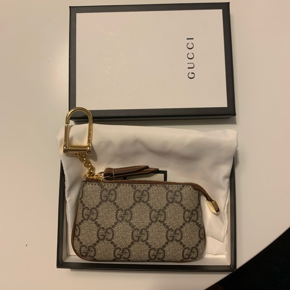 Gucci Supreme key case. Brand new